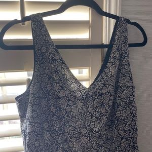 Loft Sleeveless Floral Mini Dress